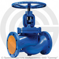 Клапан запорный чугунный фланцевый Ду-50 Ру-16 (Т<300°С) сильфонный KV31 Гранвент