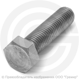 Болт нержавеющий A2 М24х60 DIN 933