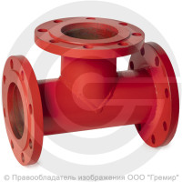 Тройник фланцевый ТФ стальной Ду 100-65 Ру-16 КЗСД