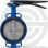 Затвор дисковый поворотный межфланцевый Ду-250 Ру-10/16 EPDM с чугунным диском Китай