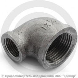 Угольник переходной чугунный ВР (ВН) Ду 25-15 (1"-1/2")