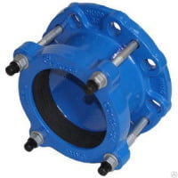 Муфта чугунная соединительная фланцевая ПФРК ВЧШГ Ду-125