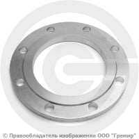 Фланец плоский нержавеющий 12х18н10т 1-150-6 ГОСТ 12820-80, Ру-6, Ду-150