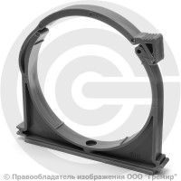 Хомут крепежный пластиковый Дн 110 с защелкой б/к VALFEX