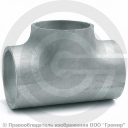 Тройник 377х12-325х10 (Ду 350-300) оцинкованный переходной ГОСТ 17376