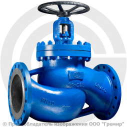 Клапан запорный стальной фланцевый Ду-15 Ру-40 (Т<400°С) сальниковый KV40 Гранвент