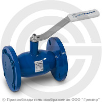 Кран стальной фланцевый Ду-50 Ру-40 L=180мм Temper КШ.Ц.Ф. З