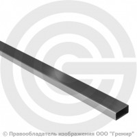 Труба 50х30х1,5 нержавеющая AISI 304 профильная шлифованная EN 10219-2 (ASTM A554)