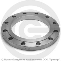 Фланец плоский стальной 1-200-16 ГОСТ 12820-80, Ру-16, Ду-200