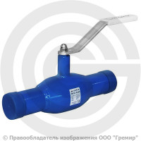 Кран стальной под приварку Ду-15 Ру-40 L=210мм Temper КШ.Ц.П