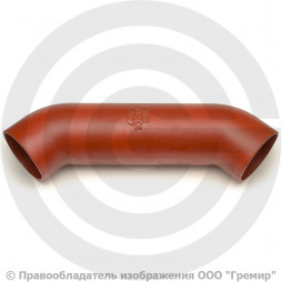 Отвод чугунный безраструбный SML Ду 100 88гр с успокоительным участком Китай