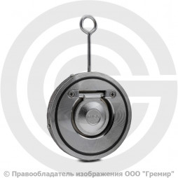 Клапан обратный одностворчатый стальной межфланцевый Ду-80 Ру-16 (Т<110°С) диск оцинк CB5440 Tecofi