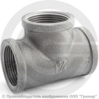 Тройник чугунный ВР (ВН) Ду 32 (1 1/4")