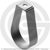 Хомут спринклерный стальной Ду-125 (Дн 135-143) (5") без комплекта