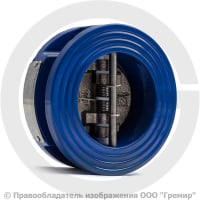 Клапан обратный двухстворчатый чугунный межфланцевый Ду-40 Ру-16 (Т<120°С) ств чугун Benarmo