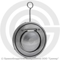 Клапан обратный одностворчатый стальной межфланцевый Ду-200 Ру-16 (Т<110°С) диск оцинк CB5440 Tecofi