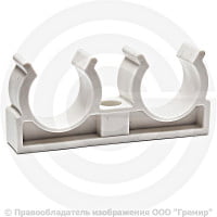 Опора PP-R двойная белая Дн 20 RTP (РосТурПласт)
