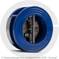 Клапан обратный двухстворчатый чугунный межфланцевый Ду-65 Ру-16 (Т<120°С) ств чугун Benarmo