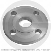 Фланец плоский 09Г2С 1-32-10 ГОСТ 12820-80, Ру-10, Ду-32