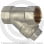 Фильтр сетчатый Y-образный латунный Ду-15 (1/2") Ру-40 ВР (ВН) (Т<130°С) РОС