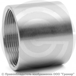Муфта нержавеющая AISI 316 равнопроходная Ду-20 (3/4")