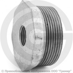 Футорка чугунная оцинкованная НР-ВР (НАР-ВН) Ду 50-15 (2"-1/2") Fittex PLUS