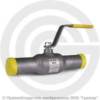 Кран стальной под приварку Ду-32 Ру-40 L=230мм LD КШ.Ц.П. 032.040.Н/П