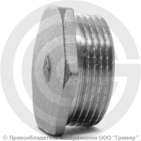 Заглушка латунная НР (НАР) Ду-25 (1") никель SantechSystems