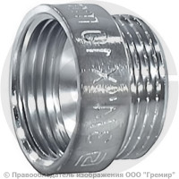 Удлинитель латунный ВР-НР (ВН-НАР) Ду-25 (1") L=30мм хром SantechSystems