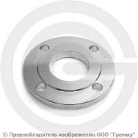 Фланец плоский нержавеющий 12х18н10т 1-65-10 ГОСТ 12820-80, Ру-10, Ду-65