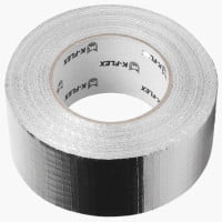 Лента ПВХ 50мм х 25м серая самоклеящаяся K-flex PVC AT 070