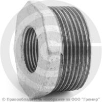 Футорка чугунная оцинкованная НР-ВР (НАР-ВН) Ду 50-25 (2"-1") Fittex PLUS