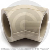 Угольник PP-R серый внутренняя пайка Дн 40 45гр VALFEX