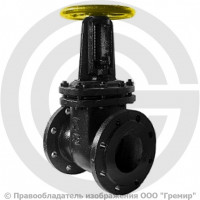Задвижка чугунная фланцевая Ду-80 Ру-6 (Т<100°С) 30ч7бк ЛМЗ
