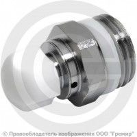 Кран Маевского ручной латунный Ду-10 (3/8") Ру-10 НР (НАР) с колпачком Giacomini R66A