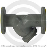 Фильтр сетчатый Y-образный чугунный фланцевый Ду-25 Ру-16 (Т<250°С) Giacomini R74F