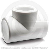 Тройник PP-R белый внутренняя пайка Дн 20 RTP (РосТурПласт)