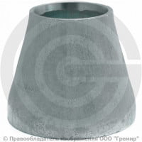 Переход 325х8-159х4 (Ду 300-150) оцинкованный концентрический ГОСТ 17378