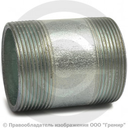 Бочонок стальной оцинкованный L=95мм Ду-50 (2") АС