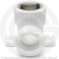 Водорозетка PP-R белая ВР (ВН) Дн 20-1/2" 90гр Pro Aqua