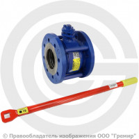 Кран стальной фланцевый Ду-20 Ру-16 L=68мм полнопроходной МАРШАЛ 11с67п СУФ.00.1.016.020