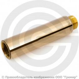 Удлинитель латунный НР-ВР (НАР-ВН) Ду-15 (1/2") L=40мм STOUT
