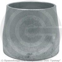 Переход 159х4,5-133х4 (Ду 150-125) оцинкованный концентрический ГОСТ 17378 КАЗ