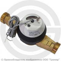 Счётчик крыльчатый одноструйный Ду-25 Ру-16 (Т<50°С) L=260мм импульсный Б/К ВСТН Тепловодомер