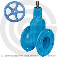 Задвижка чугунная фланцевая Ду-200 Ру-10 (Т<70°С) A 4000A Hawle