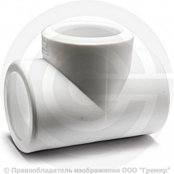 Тройник PP-R белый внутренняя пайка Дн 75 RTP (РосТурПласт)
