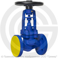 Клапан запорный стальной фланцевый Ду-15 Ру-40 (Т<425°С) сильфонный Benarmo