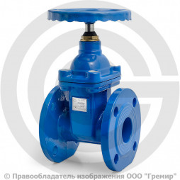 Задвижка чугунная фланцевая Ду-40 Ру-16 (Т<120°С) 30ч39р Китай