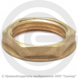Контргайка латунная ВР (ВН) Ду-40 (1 1/2") LD