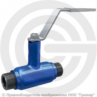 Кран стальной цапковый Ду-25 Ру-40 L=135мм полнопроходной LD КШ.Ц.Ц. Energy 025.040.П/П